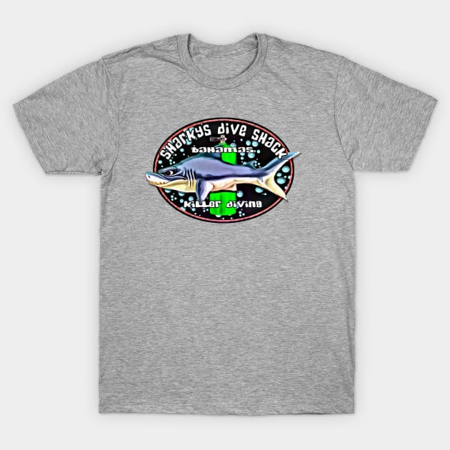 Sharky's Dive Shop Scuba Diving Designs TShirt TeePublic